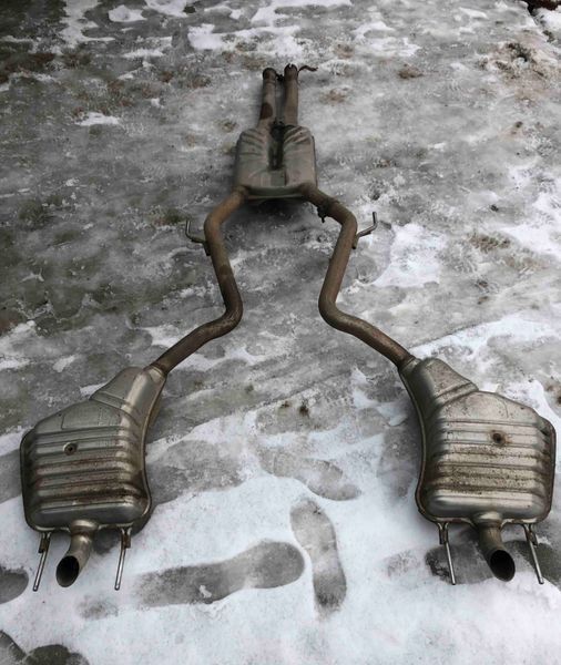 Глушник у зборі Mercedes w221, S-клас, б.в. 2214911100 2214913100 2214913200 фото