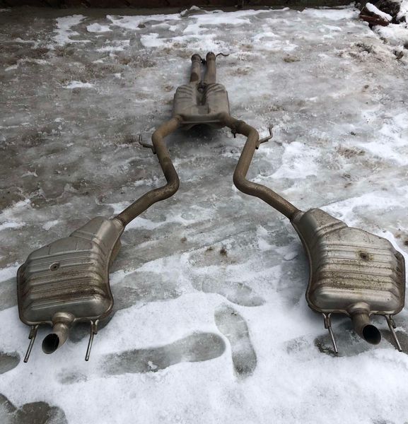 Глушник у зборі Mercedes w221, S-клас, б.в. 2214911100 2214913100 2214913200 фото
