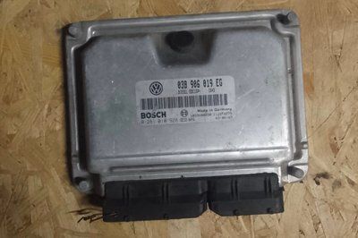 Блок управлениям двигателя Vag, 038906019EG,  б.у. 038906019EG фото