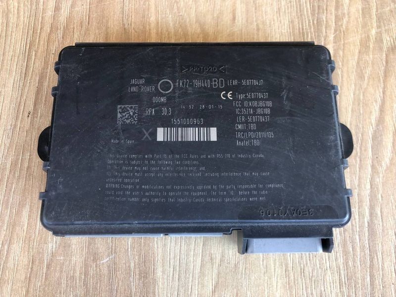 Блок безключевого доступа LR080744, LR069783, FK7219H440BD Range Rover Vogue L405, б.у. LR080744, LR069783, FK7219H440BD фото