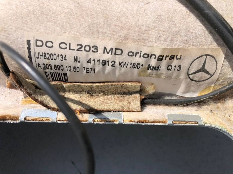 Стеля Mercedes C-class w203, Б.в 2036901250 2036901250 фото