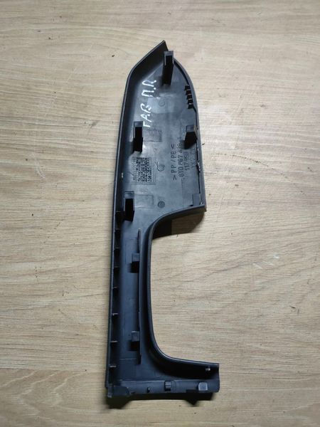 Накладка ручки передней правой карты дверей Skoda Fabia 1, 2005 г., 6Y0867436, б.у. 6Y0867436 фото