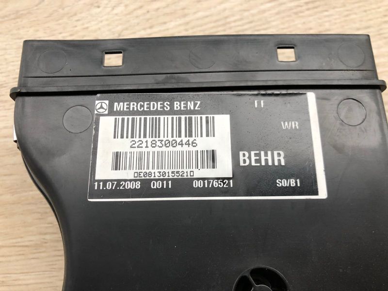 Воздуховод Mercedes w221, S-класс 2218300446 фото