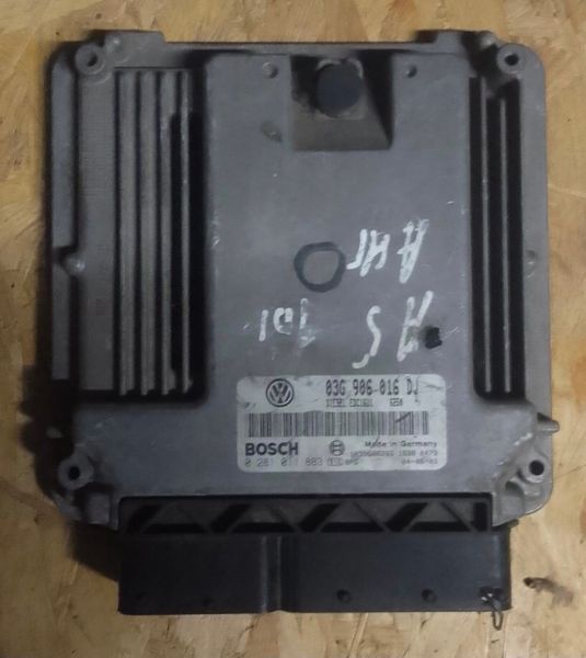 Блок управлениям двигателя 03G906016DJ, б.у. 03G906016DJ фото