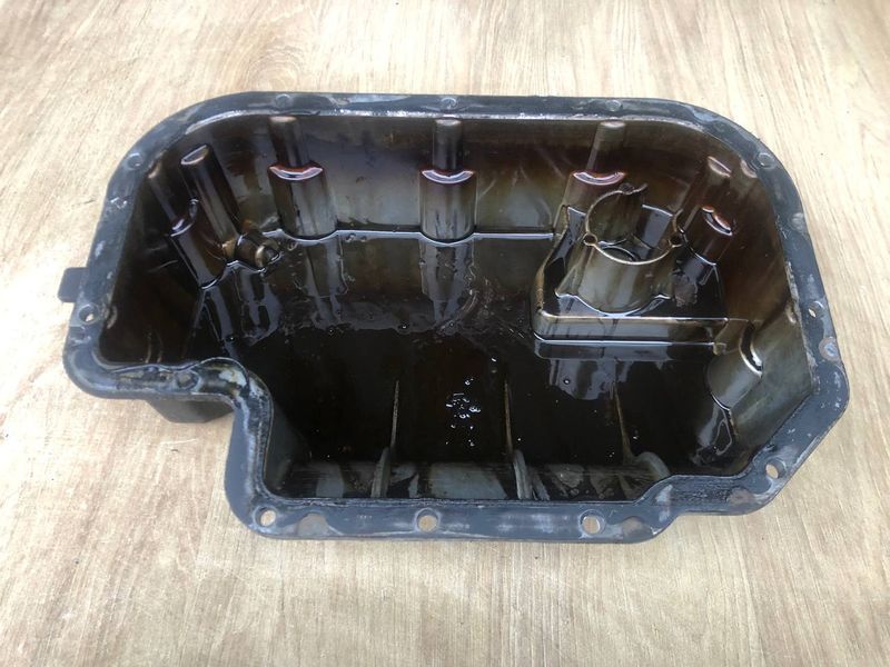 Масляный поддон,  нижняя часть Mercedes M113 V8, 5.0л., б.у 1130141403  1130141403 фото