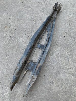 Рычаг задней подвески левый, лодочка Subaru Impreza 3, 2007-2011 г., 20250AL011, б.у.. 20250AL011 фото