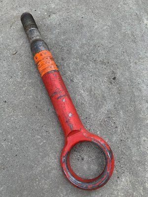 Крюк буксировочный Subaru Impreza 3, 2007-2011 г., 57805FE000, б.у. 57805FE00077 фото