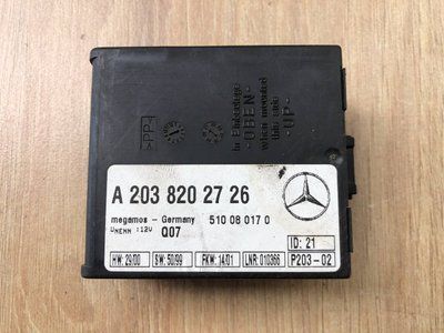 Блок керування сигналізацією Mercedes C-class w203 2.0 бензин, б.в. 2038202726 2038202726 фото