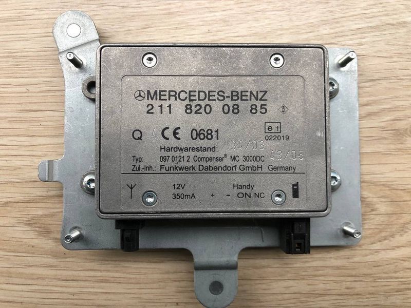 Блок управления телефоном Mercedes W221, S-класс 2218703126 фото