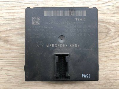Блок керування кришкою багажника Mercedes W221, S-клас, б. в. 2218706185 2218706185 фото