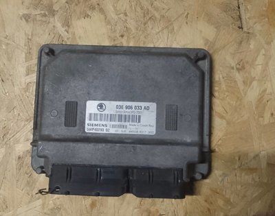 Блок управлениям двигателя Vag 03E906033AD, б.у. 03E906033AD фото
