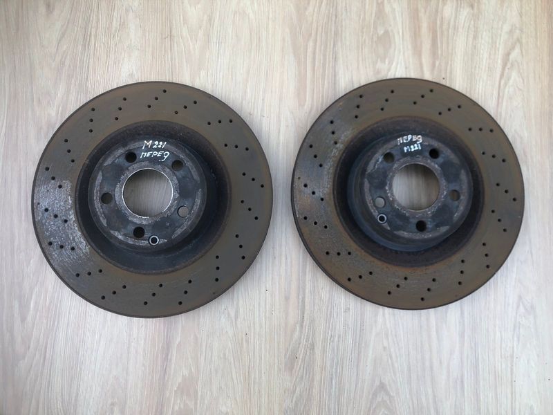 Диск тормозной передний Mercedes w221, S-класс, б.у 2214211612 фото