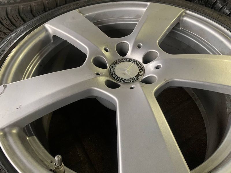 Комплект дисків Mercedes 5/112 із гумою Nokian 245/40/R18, б.в. 245/40/R18 фото