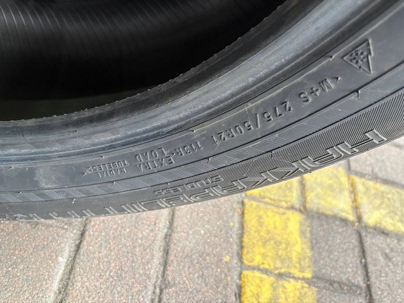 Комплект зимней резины Nokian Tyres 275/50 R21, б.у. 55664466 фото