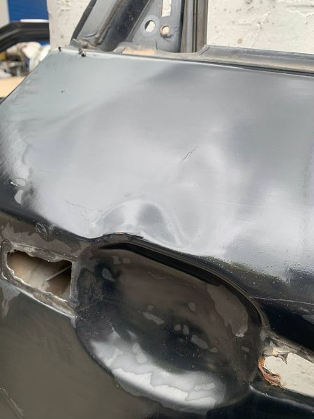 Дверь задняя правая (дефект) Subaru Impreza 3, 2007-2011 г., седан, б.у. 6768768678 фото