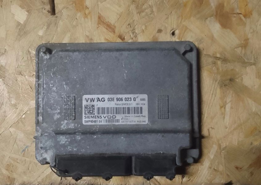 Блок управлениям двигателя Vag 03E906023G, б.у. 03E906023G фото