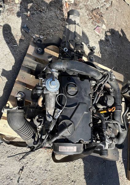 Двигатель AVF без навесного Volkswagen Passat B5, 1.9 TDI, 4x4, 6 ступка, механика, б.у. AVF фото